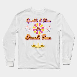 Diwali Tshirt , Happy Diwali, Indian Festival Long Sleeve T-Shirt